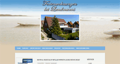 Desktop Screenshot of ferienwohnungen-landmann-neuharlingersiel.de